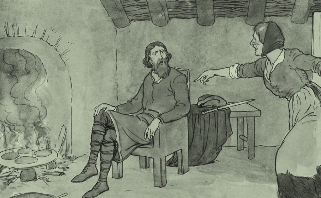 black and white illustration