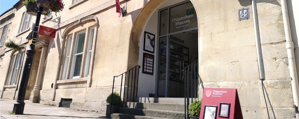 Museum Hire Header Image Photograph of the outside steps leading up the Chippenham museum