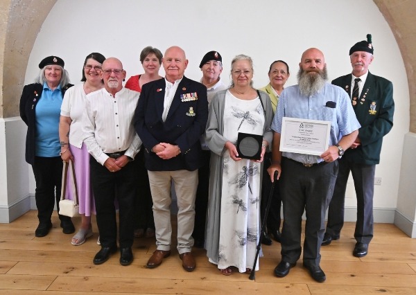 Photo of winners of the Civic Award Winners 2025, Chippenham Armed Forces Breakfast Club Photo of winners of the Civic Award Winners 2025, Chippenham Armed Forces Breakfast Club