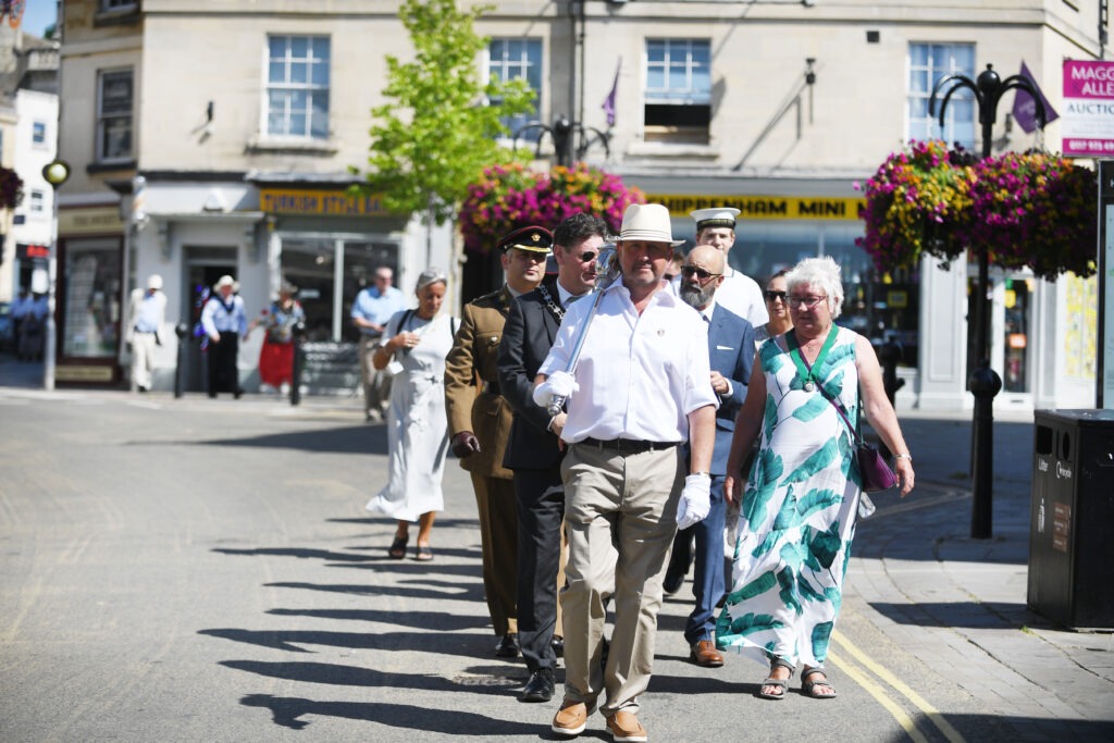 Community Civic Sunday procession led by Mace Bearer Community Civic Sunday procession led by Mace Bearer