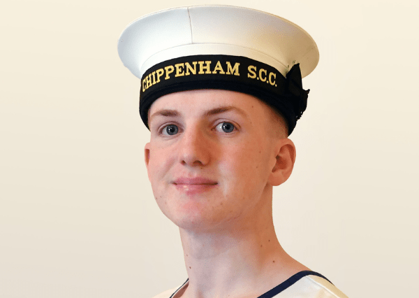 Deputy Mayoral Cadet, Ordinary Cadet, Owen Hodges in dress uniform