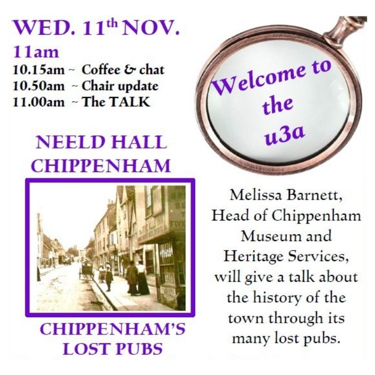 U3A Monthly Talk